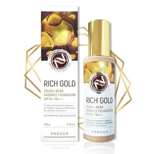 Enough Rich Gold, Double Wear Radiance Foundation SPF 50+ PA+++, #13, 3.53 oz (100 g)