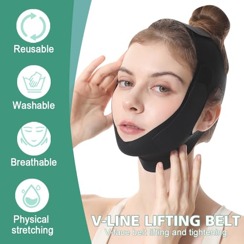 V-Line Lifting Chin Strap for Sleeping - Jawline Shaper Mask