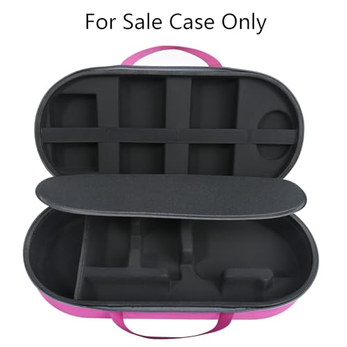 RLSOCO Hard Case for Dyson Airwrap i.d./Airwrap Co-anda2x Multi-Styler and Dryer - Fits 4pcs Long Barrels or Short Barrels - Pink (Case Only,Hair Styler is not Included)
