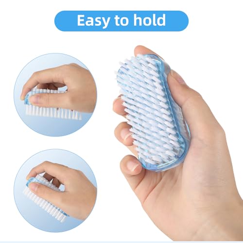 5 Pack Dual-Sided Nail Brush Set for Clean Hands & Feet