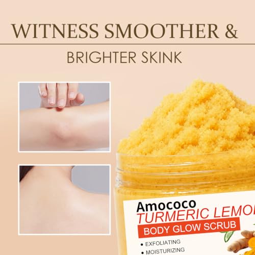 Turmeric Lemon Body Scrub 3-Pack - Brightening Exfoliator
