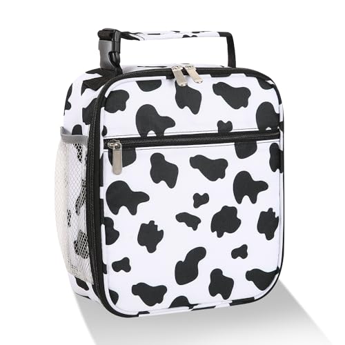 AYEANY Lunch box Lunch bag for men women Lunchbox Lunch bags Insulated Lunch bag Lunch box cooler (Cow)