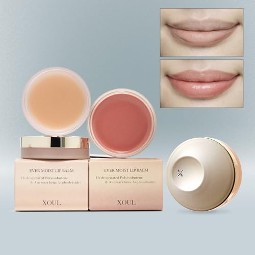 Xoul Ever Moist Lip Balm N01 Shell brush & mute pink bubble pouch keyling