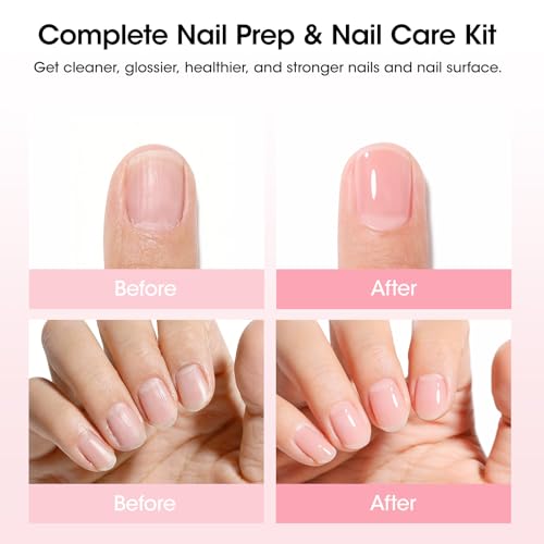 GELLEN 10-Piece Professional Nail Care Kit with Cuticle Oil & Strengthener