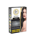 Almas Henna Hair Color - 80g Natural Black Dye, Grey Coverage