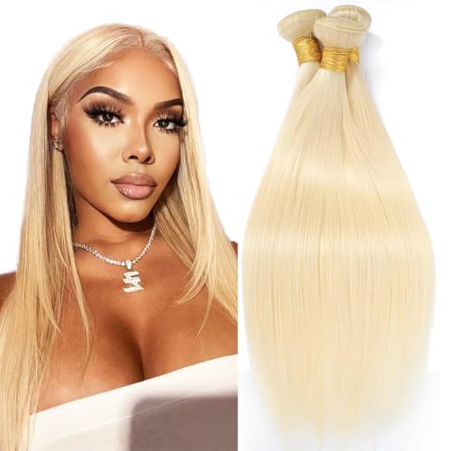 613 Blonde Virgin Hair Bundles Straight 26 28 30 Inch