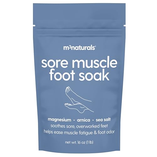 Sore Muscle Foot Soak with Magnesium & Arnica - 16 oz Relaxing Salts