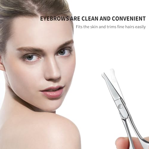 Small Safety Scissors with Round Tips - Nose Hair, Eyebrow & Grooming