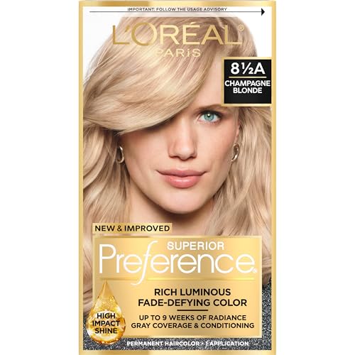 L'Oreal Superior Preference Permanent Hair Color, Champagne Blonde 8.5A
