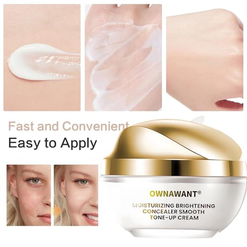 Crema de Maquillaje Moisturizer Concealer Tone Up Cream 2Pc