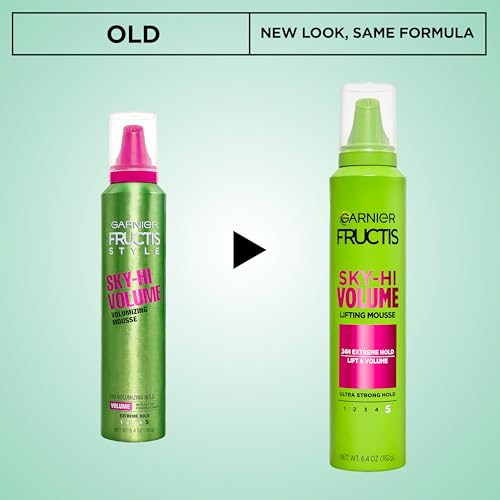 Garnier Fructis Sky-Hi Volume Mousse, Extreme Hold, 6.4 Oz (3-Pack)