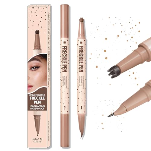 2-in-1 Freckle Stamp Pen - Waterproof Fake Freckles Makeup