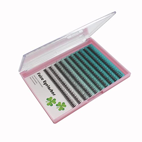 12D Fishtail Cluster Lashes 8-14mm Black Individual Extensions
