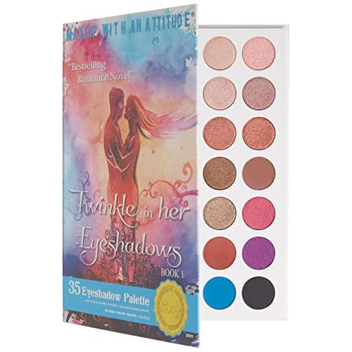 Rude Cosmetics Twinkle In Her 35 Eyeshadows Palette - Book 1 for Women - 1.34 oz Eye Shadow