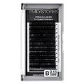 Lash Extensions 0.15mm Thickness B Curl 8mm Length Volume Individual Natural-Looking Eyelashes For Eyelash Extensions(0.15,B,8mm)