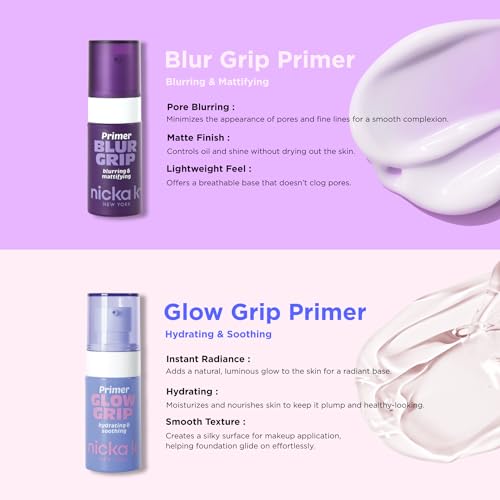 Nicka K Blur Grip Makeup Face Primer – Matte Finish