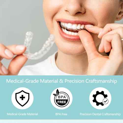 Custom Retainer, Clear Replacement Dental Retainers for Teeth, BPA & Latex-Free, for Adults & Teens (Upper & Lower Teeth Set)