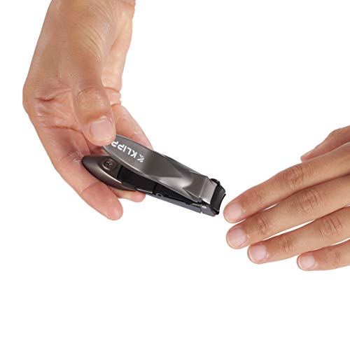 Heavy Duty Nail Clippers with Catcher for Men - Ergonomic Design