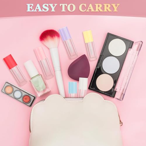 12pcs 2.5ml Clear Lip Gloss Tubes with Wand & Syringes