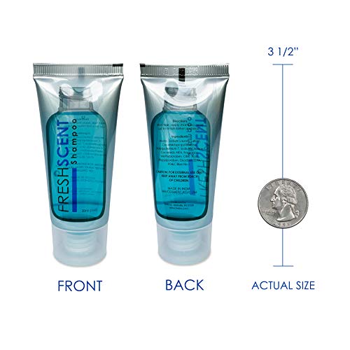 Freshscent Shampoo 1oz Bulk Case (100 Tubes) Hotel Travel Size
