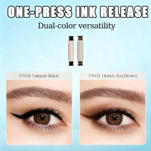 2-in-1 Winged Eyeliner Stamp & Gel Pencil - Waterproof Cat Eye
