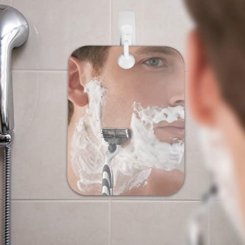 Fogless Shower Shaving Mirror with Handheld Option