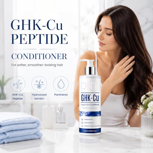 GHK-Cu Copper Peptide Hair Conditioner for Damaged Hair - Strength & Repair
