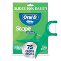 Oral-B Glide Mint Dental Floss Picks with Scope Outlast Flavor - 75 Count