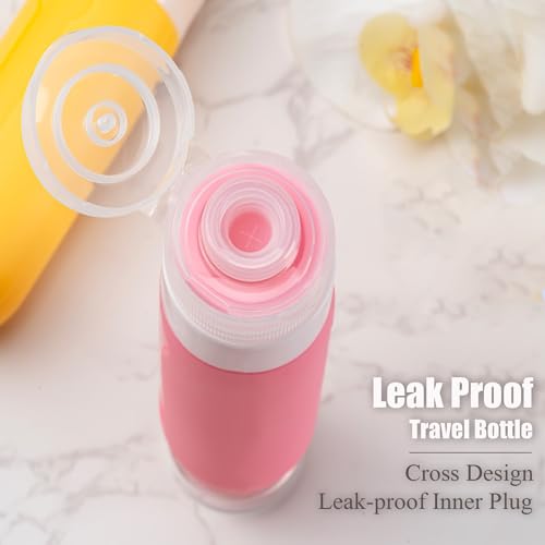 16-Pack TSA Approved Travel Bottles Set with Leakproof Containers