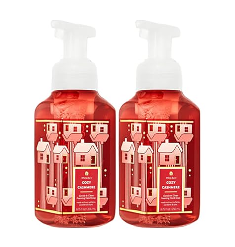 Bath and Body Works Gentle & Clean Foaming Hand Soap 8.75 Ounce 2-Pack (Cozy Cashmere)