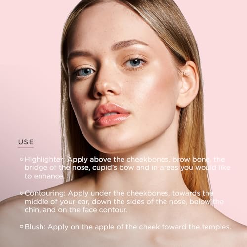 Mon Rêve 3-in-1 Contour Palette – Blush, Highlighter & Sculpt (Light)