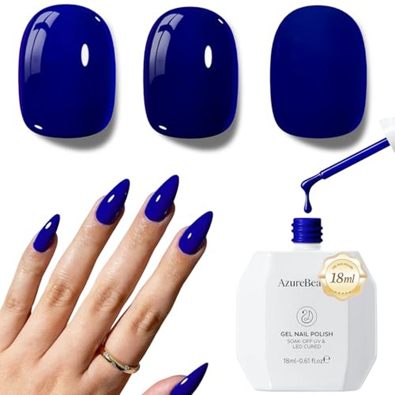 Royal Navy Blue Gel Nail Polish 18ml - High Gloss UV/LED
