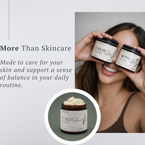 CalmGlow Grass-Fed Tallow Cream ? Natural Face & Body Moisturizer for Dry, Sensitive & Acne-Prone Skin ? Barrier Repair Butter with Lavender & Vanilla ? 2oz