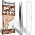DuroX Round Tip Tweezers for Precise Facial Hair Removal