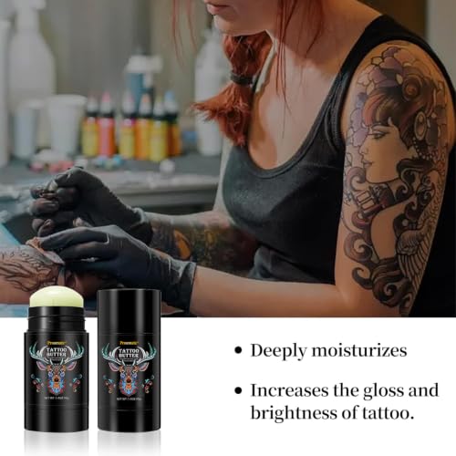 Natural Tattoo Aftercare Butter Balm for Healing & Color Enhancing