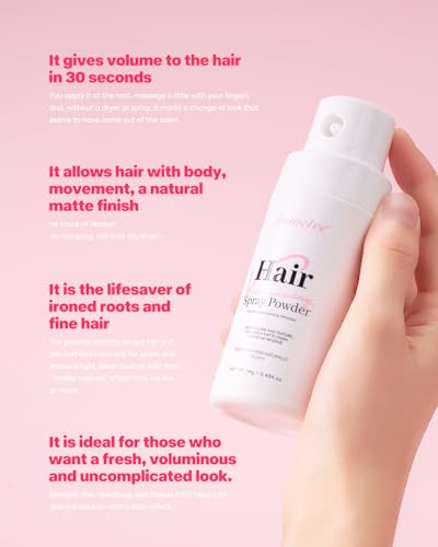 Immetee Volumizing Hair Powder for Natural Root Lift & Texture, 14g