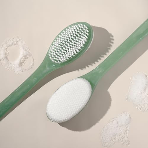 EcoTools Sea Gems Dual-Sided Bath Brush with Long Handle