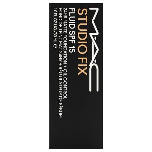Studio Fix Fluid SPF 15 24Hr Matte Foundation Plus Oil Control - NC25 by MAC for Women - 1 oz Foundation