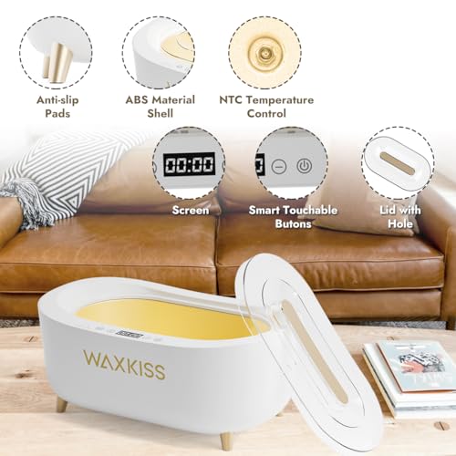 Waxkiss Paraffin Wax Machine for Hands & Feet - 4500ml Spa Bath Kit