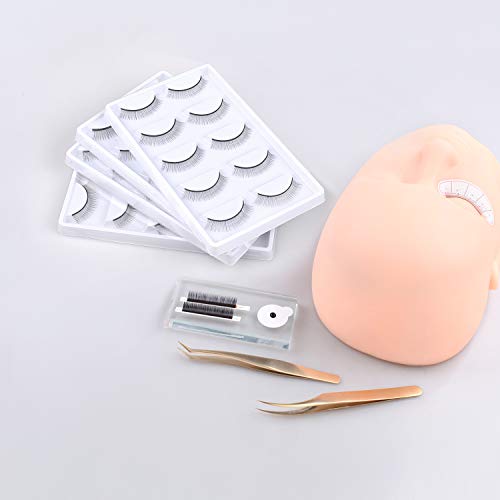 20 Pairs Practice Eyelashes for Lash Extensions Training