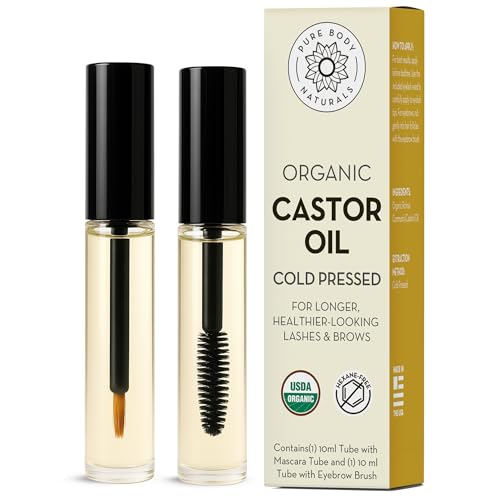 Castor Oil Eyelash & Eyebrow Growth Serum - Organic 20ml