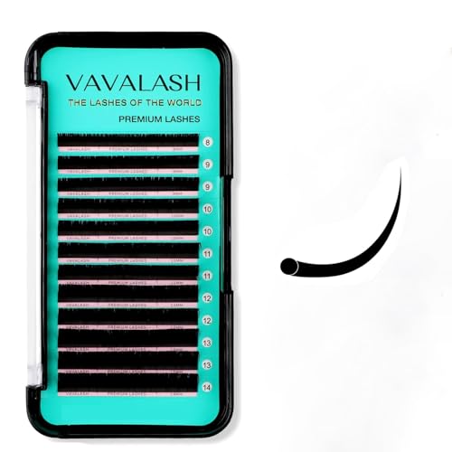 VAVALASH D-0.05 / 8-14mm Mixed Eyelash Extensions - Premium Silk, Natural Look