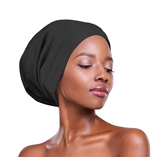 Winitas Satin Lined Sleep Caps for Braids, Dreadlocks & Curly Hair – Adjustable, 3 Sizes