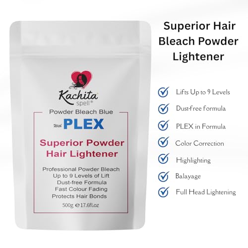 Kachita Spell Professional Blue Bleach Powder - 9 Levels Lift