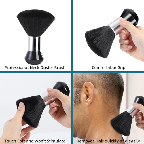 Professional Waterproof Hair Cutting Cape with Neck Duster Brush