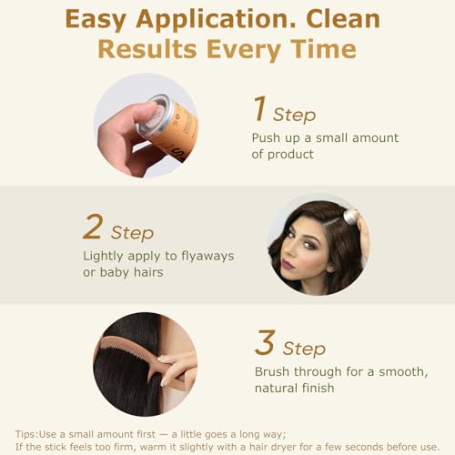 Hair Wax Stick for Flyaways & Frizz Control | 2.7 oz