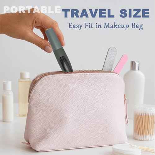 Electric Eyebrow Trimmer for Women, Nose Hair Painless Razor Removal for Men, Mini Epilator for Bikini, Remover for Face, Eye Brow, Nose Hair, Ear Hair, Chin, Peach Fuzz, Lips, Arms, Body (Black)