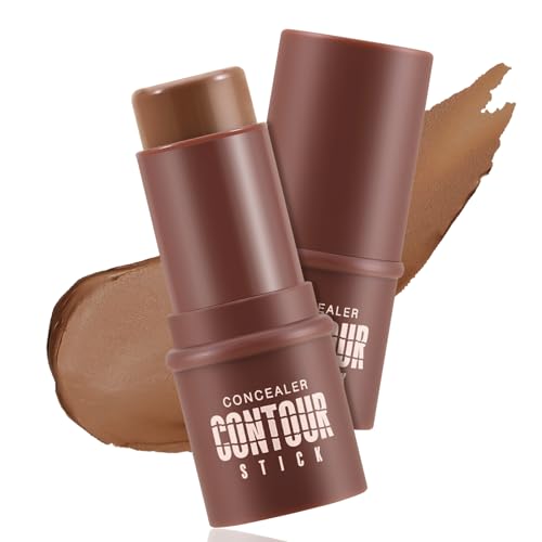 Boobeen Cream Contour Stick 0.35 oz - Blendable Matte Bronzer for Face, Long-Lasting & Sweatproof, Includes Variation #07