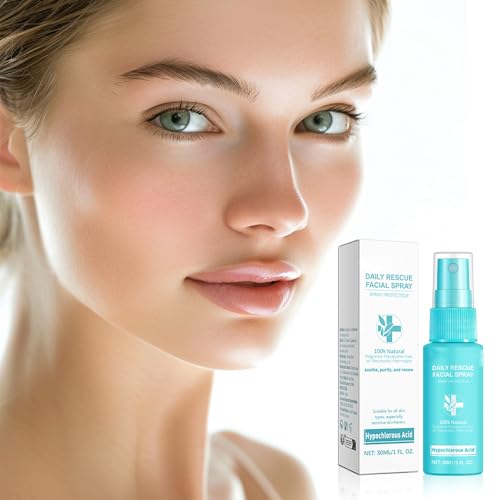 Daily Rescue Facial Spray, Hypochlorous Acid Spray, Reduce Redness and Breakouts, 100% Natural Fragrance Free, Alcohol Free, Oil Free, Cruelty Free Vegan (2)