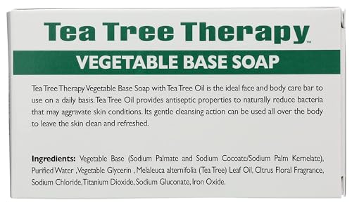 Tea Tree Therapy Vegetable Base Soap - 3.9 Oz